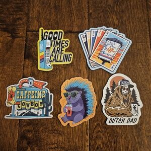 Dutch Bros Coffee Five Sticker Set